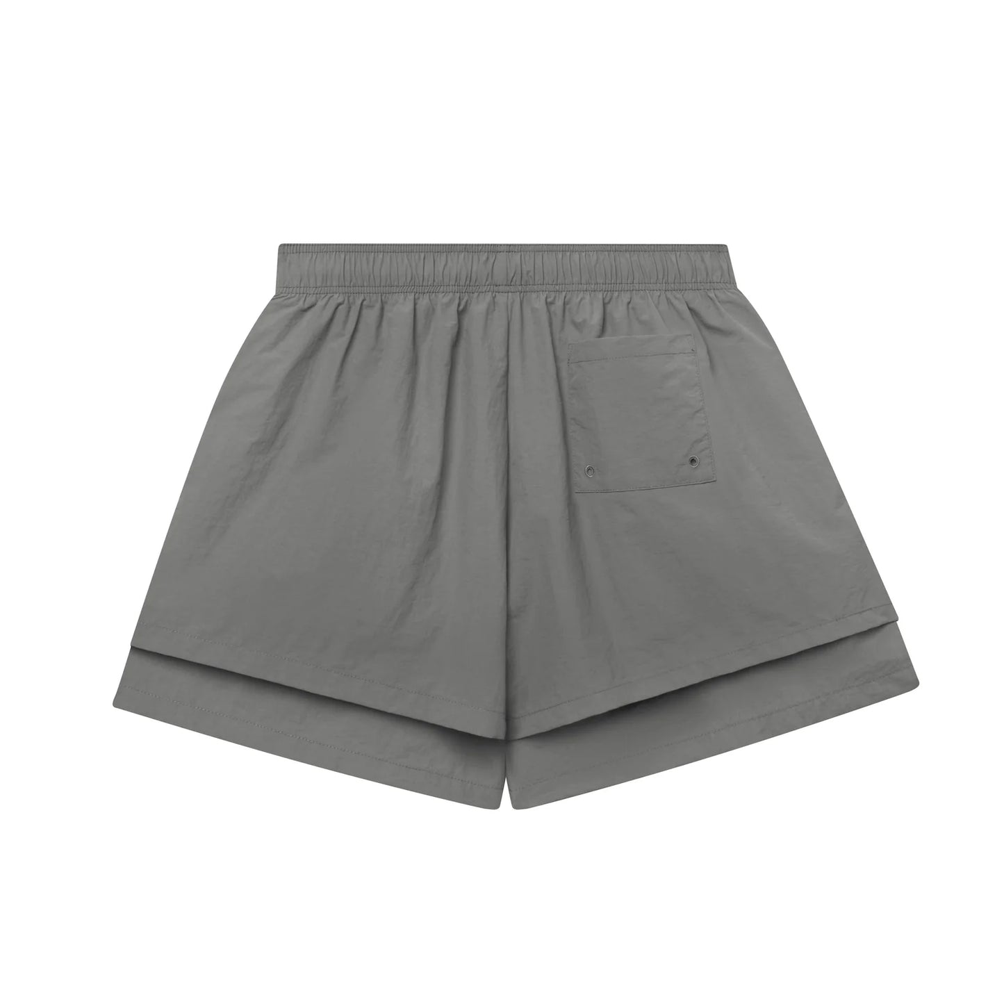 Sp5der OG Web Double Layer Short Baby Slate