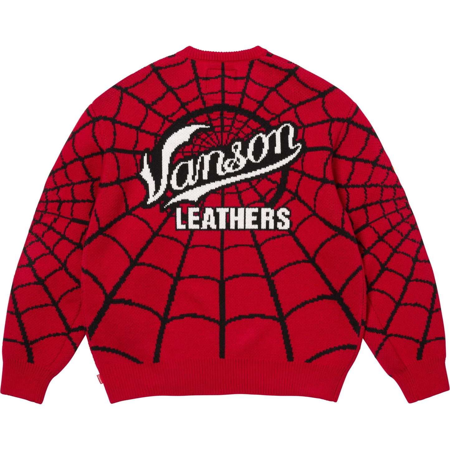 Supreme®/Vanson Leathers® Spider-Man Sweater Red