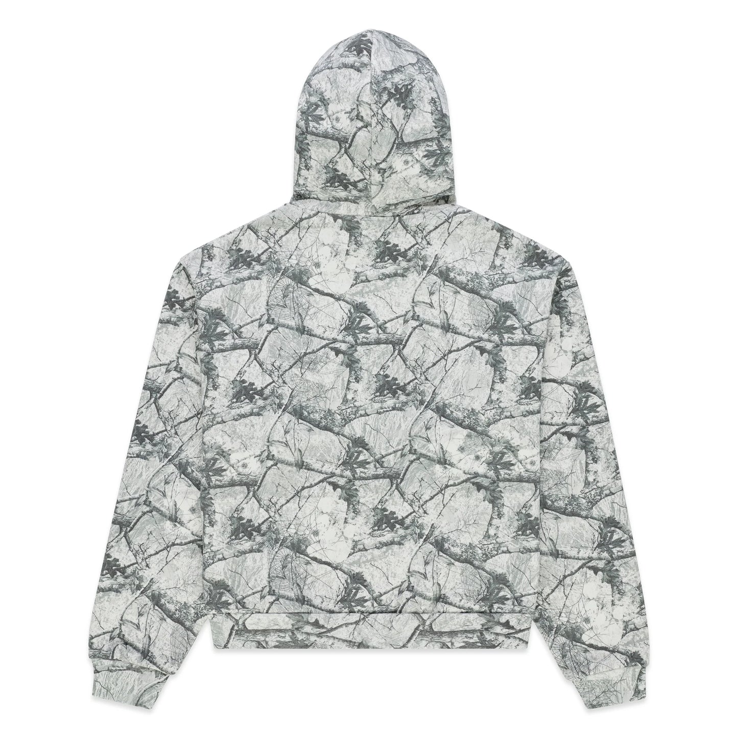 Sp5der Real Tree OG Web V2 Zip-Up Hoodie White Camo
