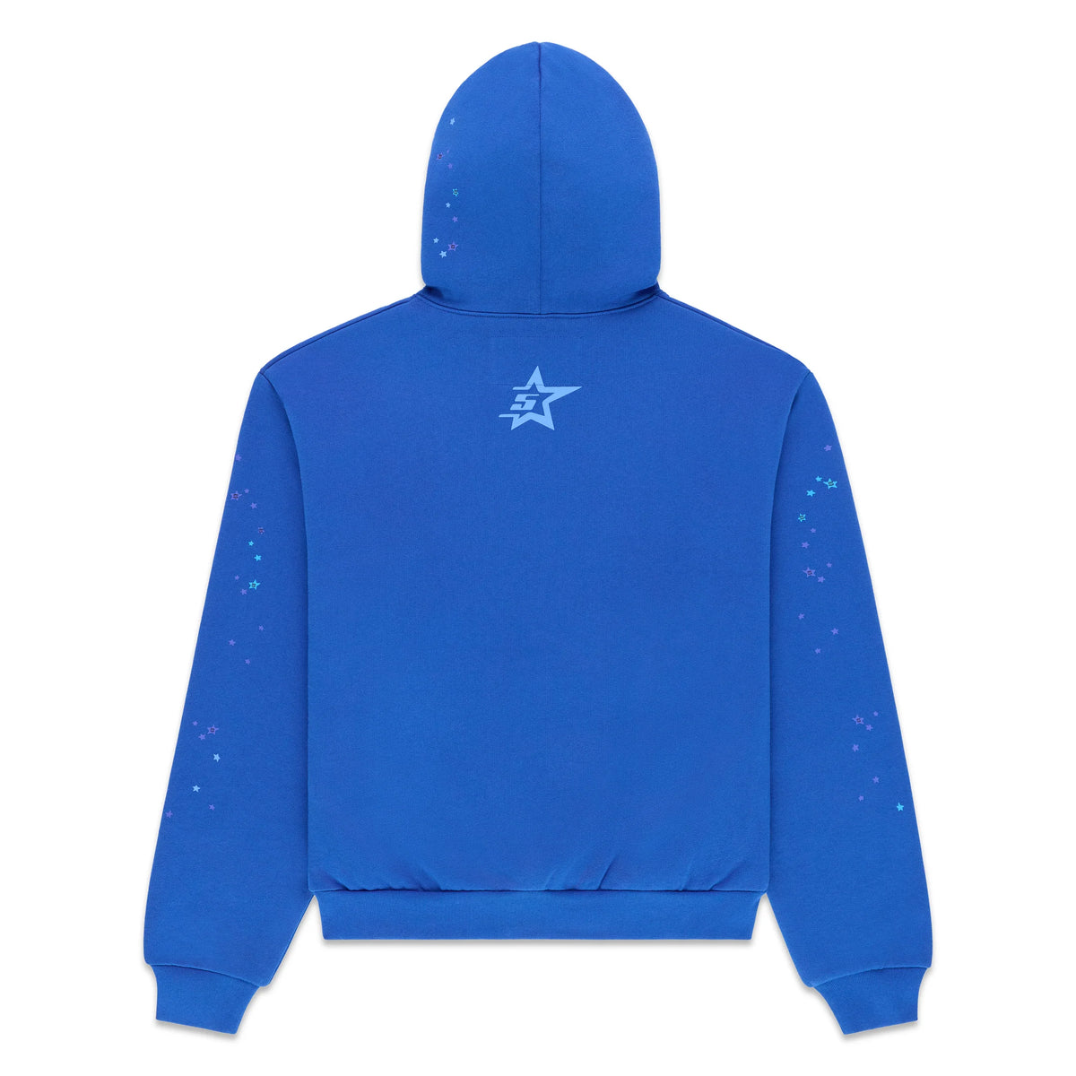 Sp5der Rhinestone Punk V2 Hoodie Blue