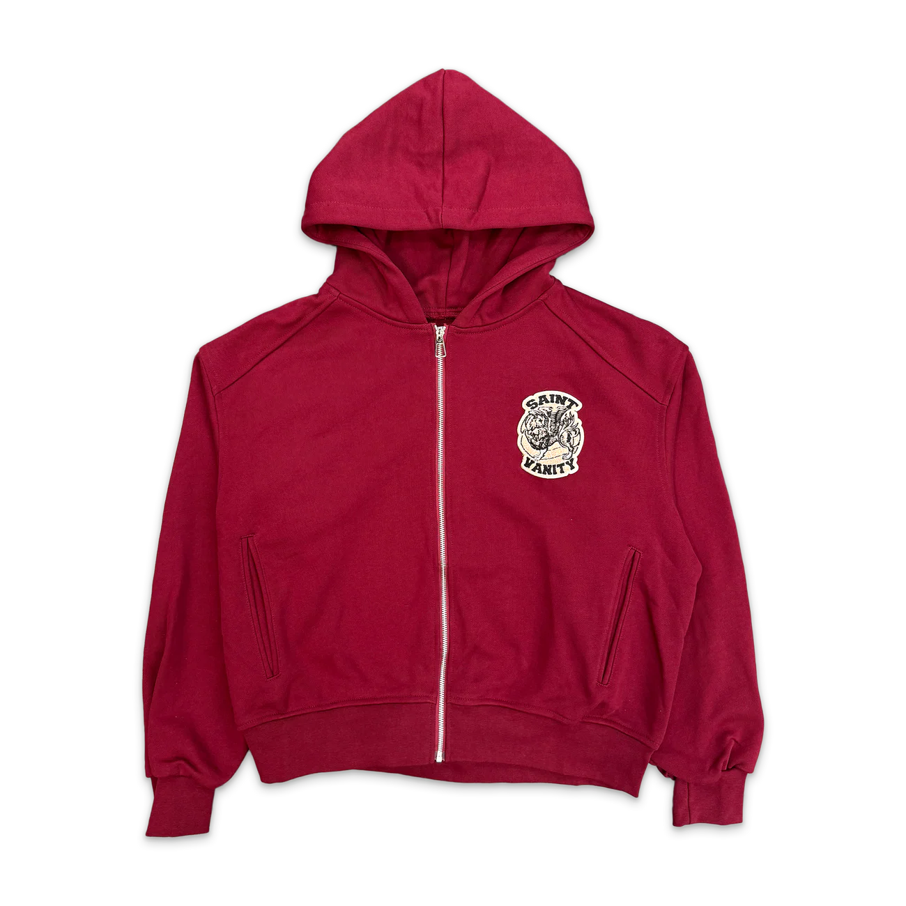 Saint Vanity Uniform Zip Up Burgundy