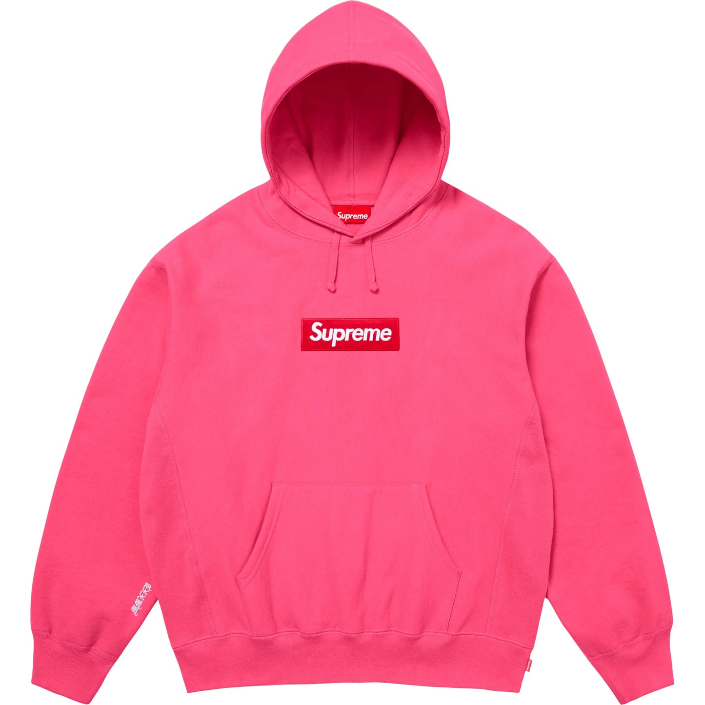 Supreme Box Logo Hooded Sweatshirt (FW25) Magenta