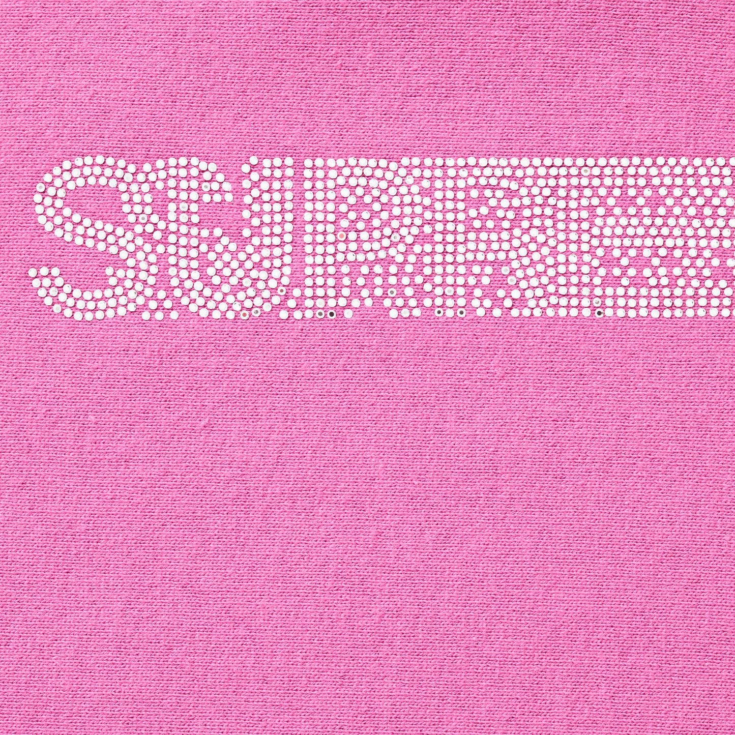 Supreme Swarovski® Motion Logo Hooded Sweatshirt Pink