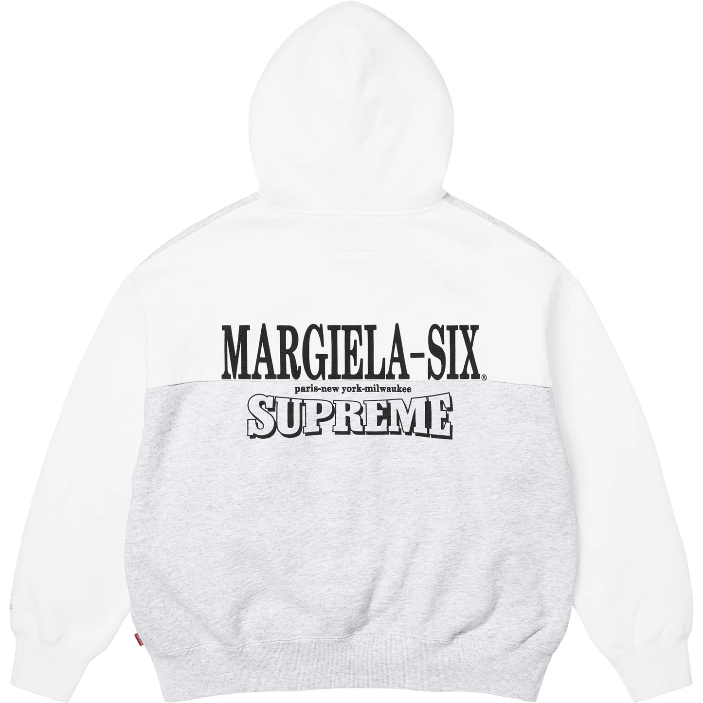 Supreme®/MM6 Maison Margiela Eagle Zip-Up Hooded Sweatshirt Ash Grey