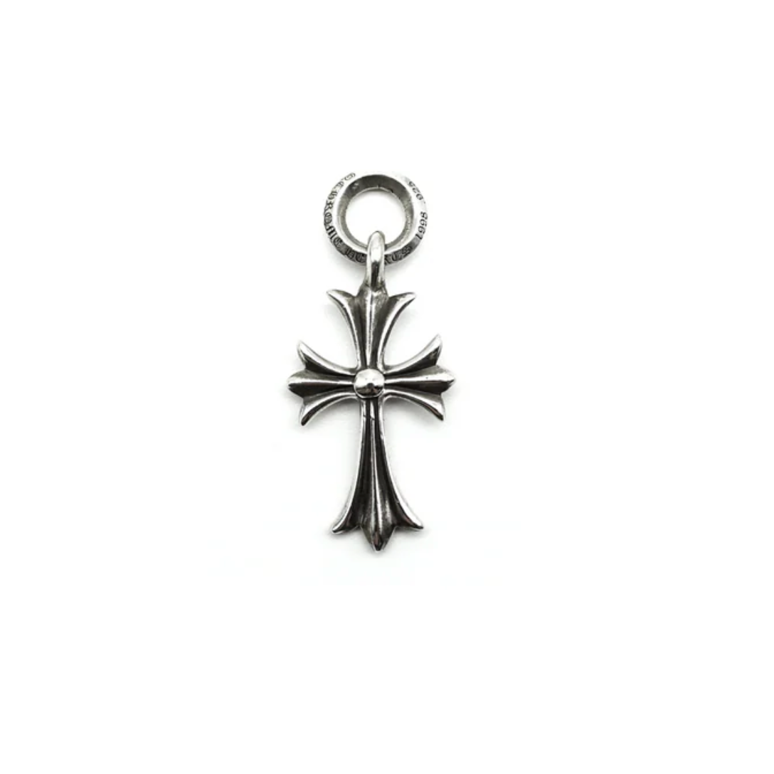Chrome Hearts Silver Tiny Cross Pendant