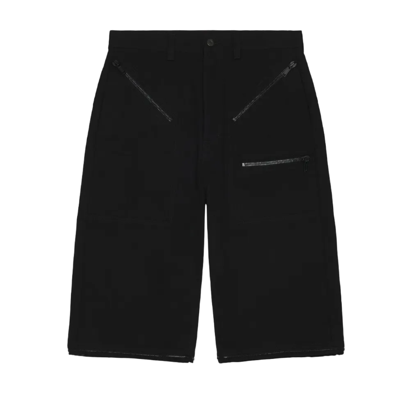 Rick Owens Strobe Convertible Jeans Black