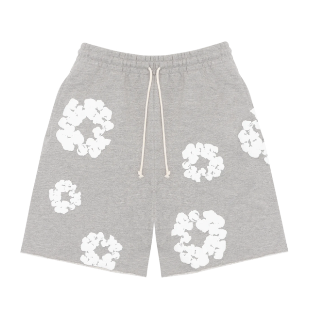 Denim Tears The Cotton Wreath Shorts Grey