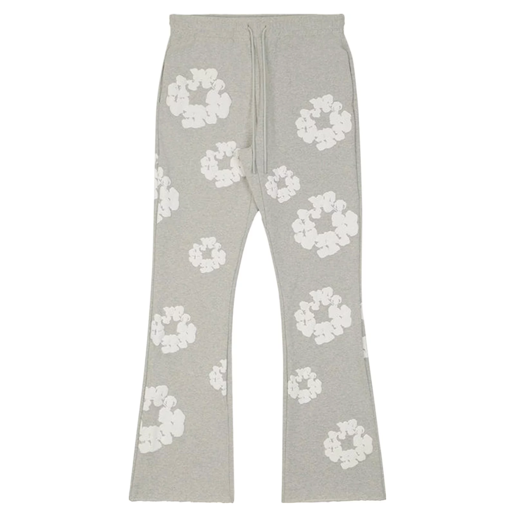 READYMADE x Denim Tears Cotton Wreath Sweatpants Grey/White