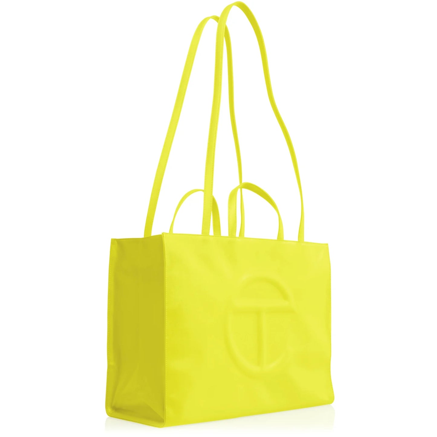 Telfar Shopping Bag Large Highlighter Yellow