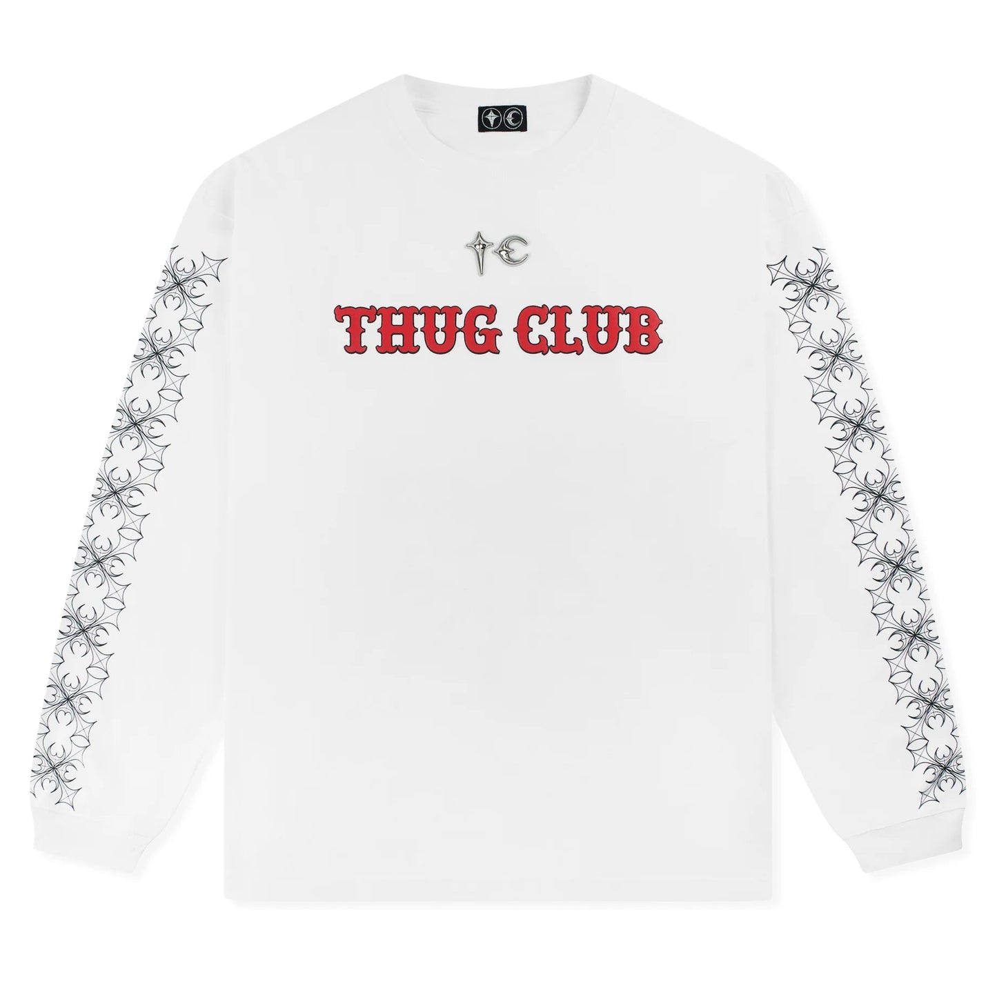 Thug Club TC Pattern L/S T-Shirt White