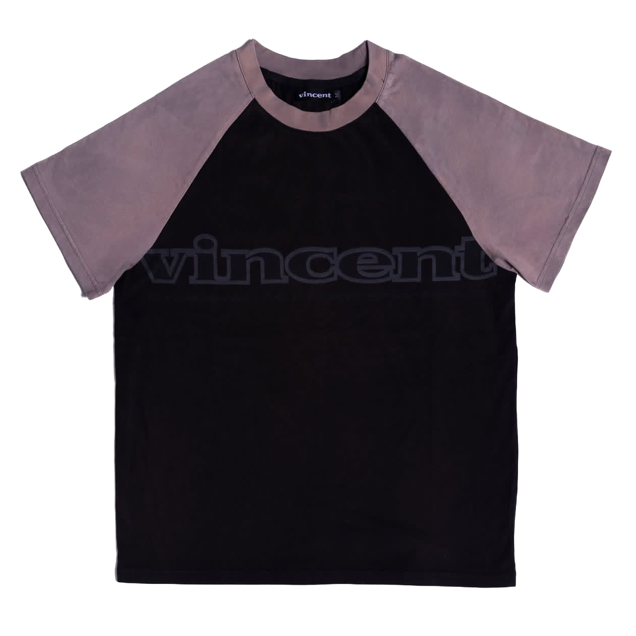 Vincent Corp. Logo Raglan Tee Black