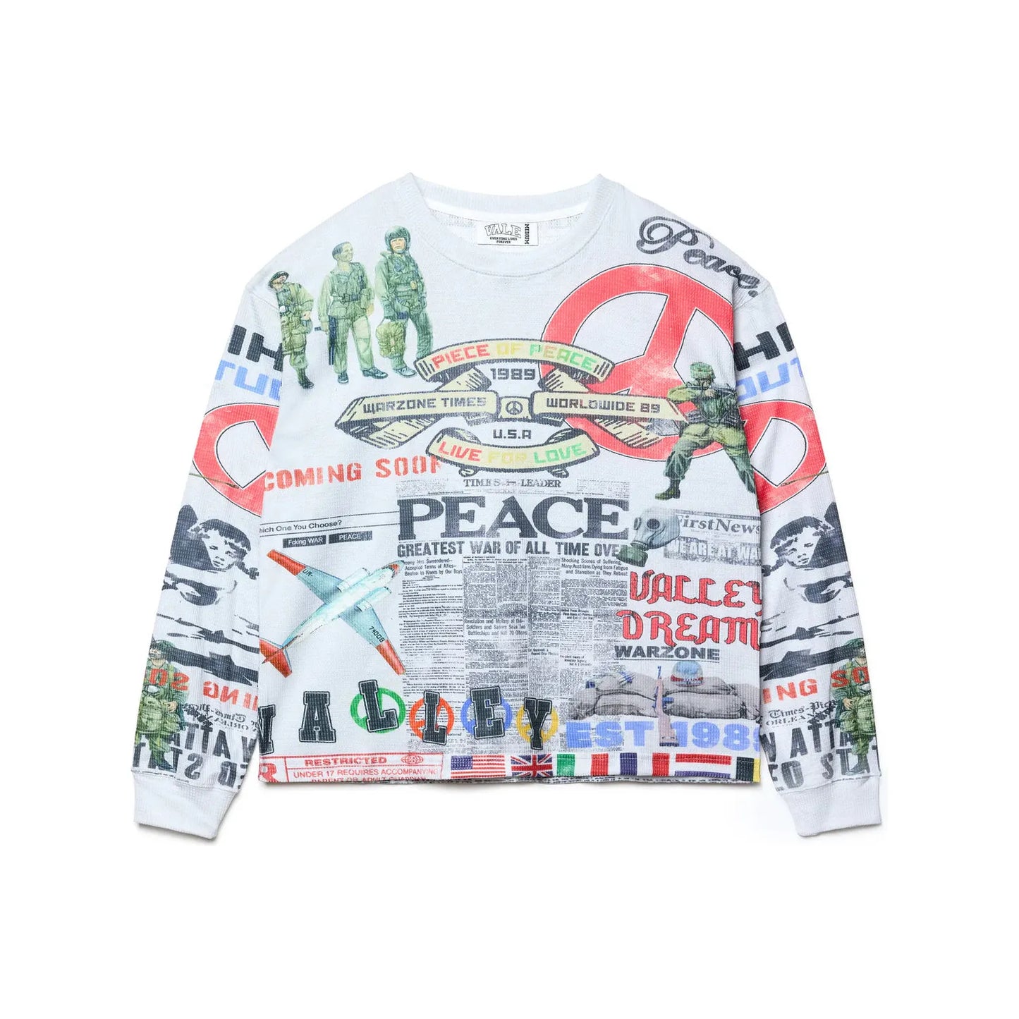 Vale Forever Peace L/S T-Shirt White