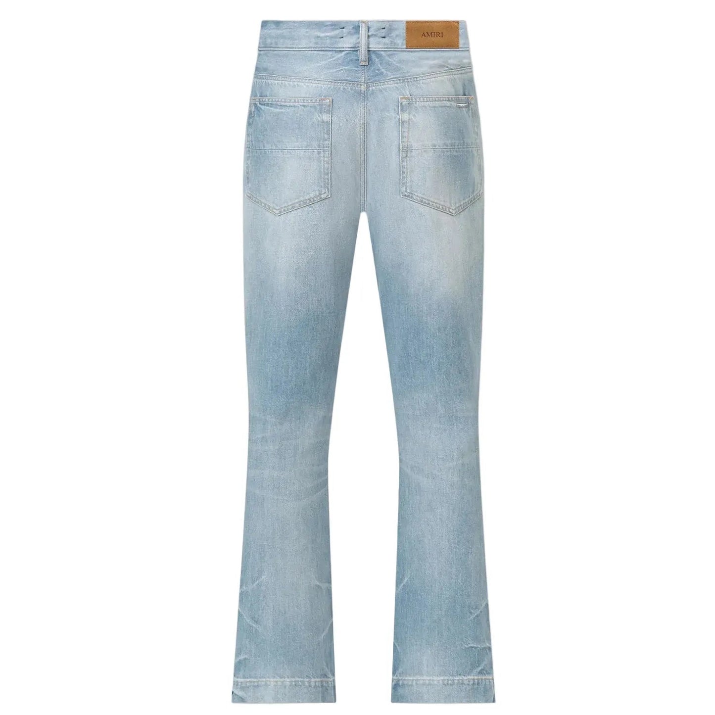 Amiri Straight Flare Jean Faded Indigo