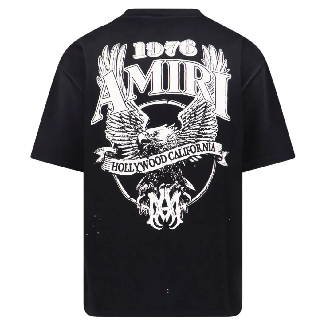 Amiri Eagle Oversized Tee Black