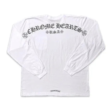 Chrome Hearts Shoulder Logo L/S T-Shirt White