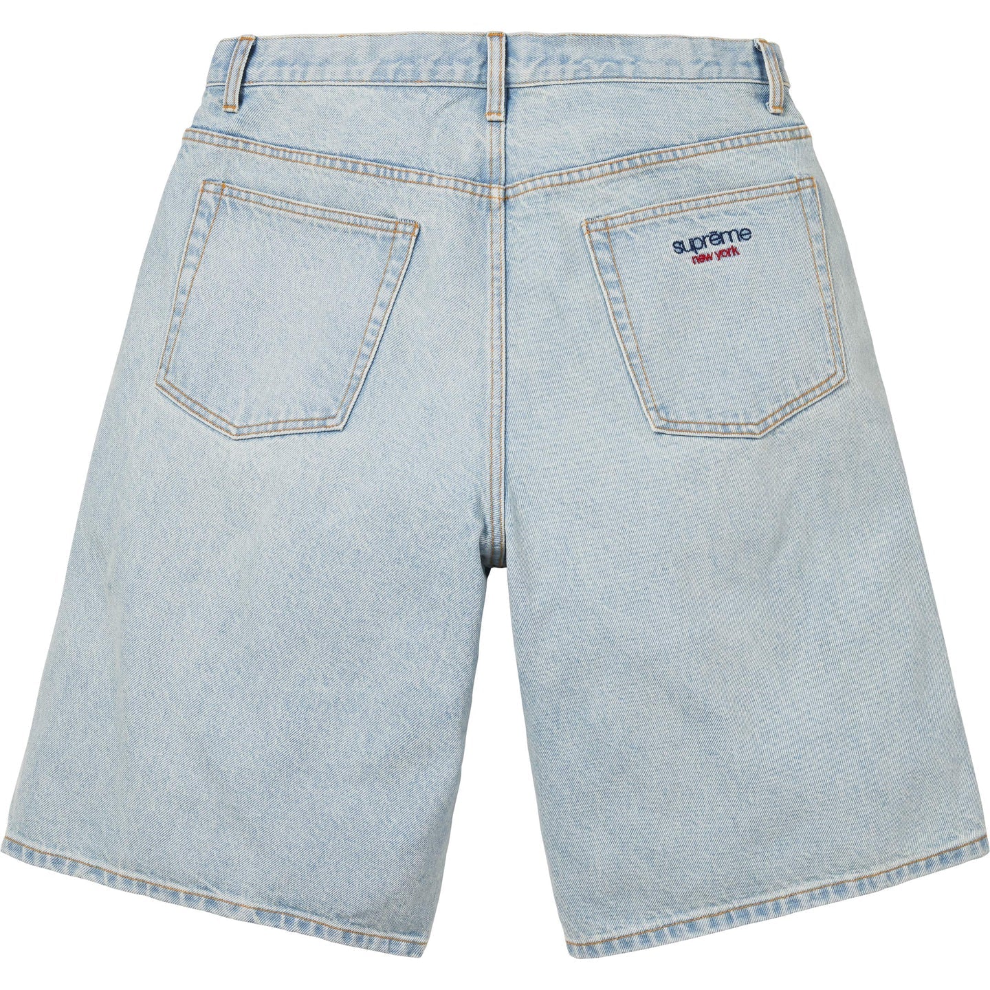 Supreme Baggy Denim Short Light Washed Indigo