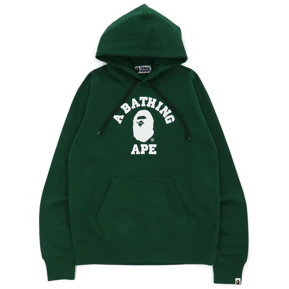 BAPE College Pullover Hoodie Green
