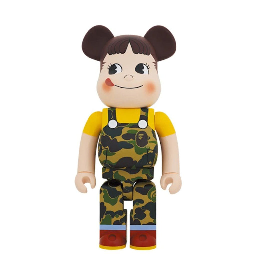 Bearbrick x BAPE Peko-Chan 1000% Green Camo