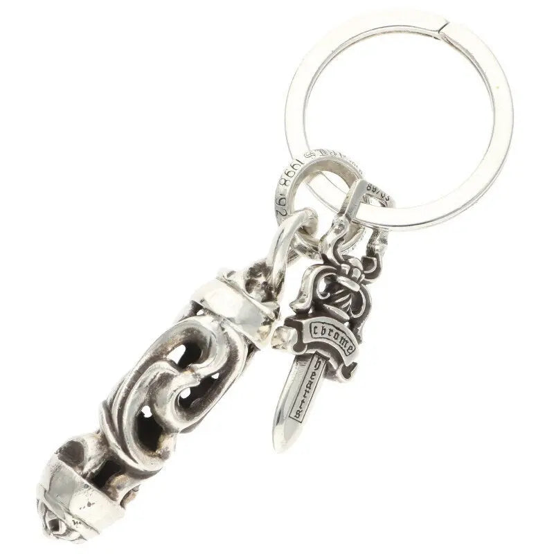 Chrome Hearts Silver Roller Dagger Key Ring – Endless Supply Chrome Hearts Silver Roller Dagger Key Ring – Endless Supply