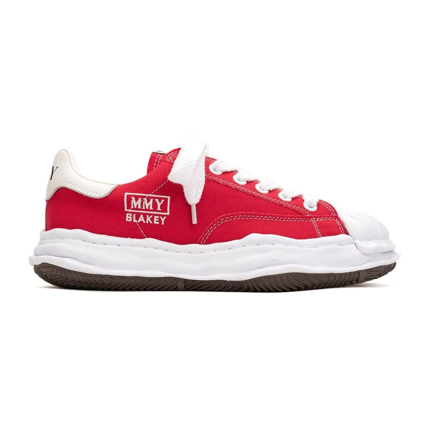 Maison Mihara Yasuhiro Blakey OG Sole Canvas Low Red