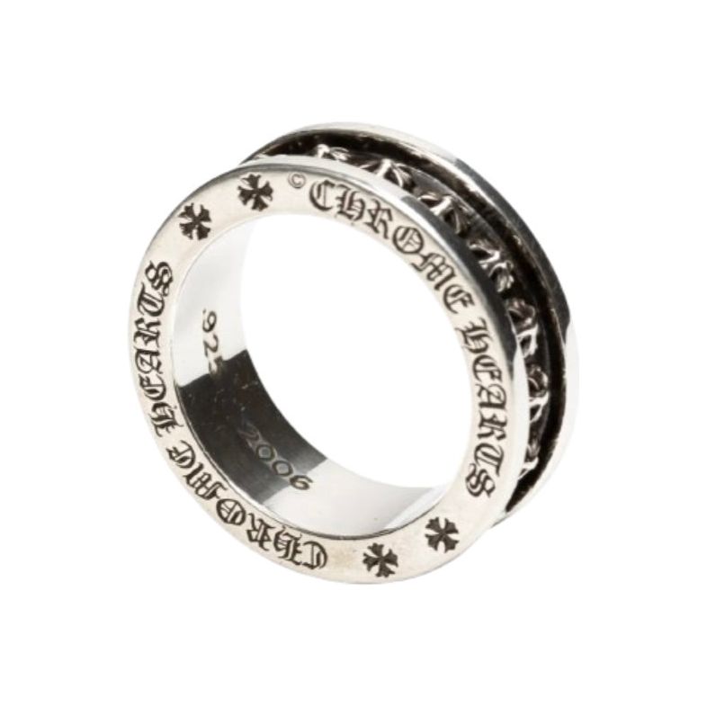 Chrome Hearts Silver Multi Fleur Spacer Ring