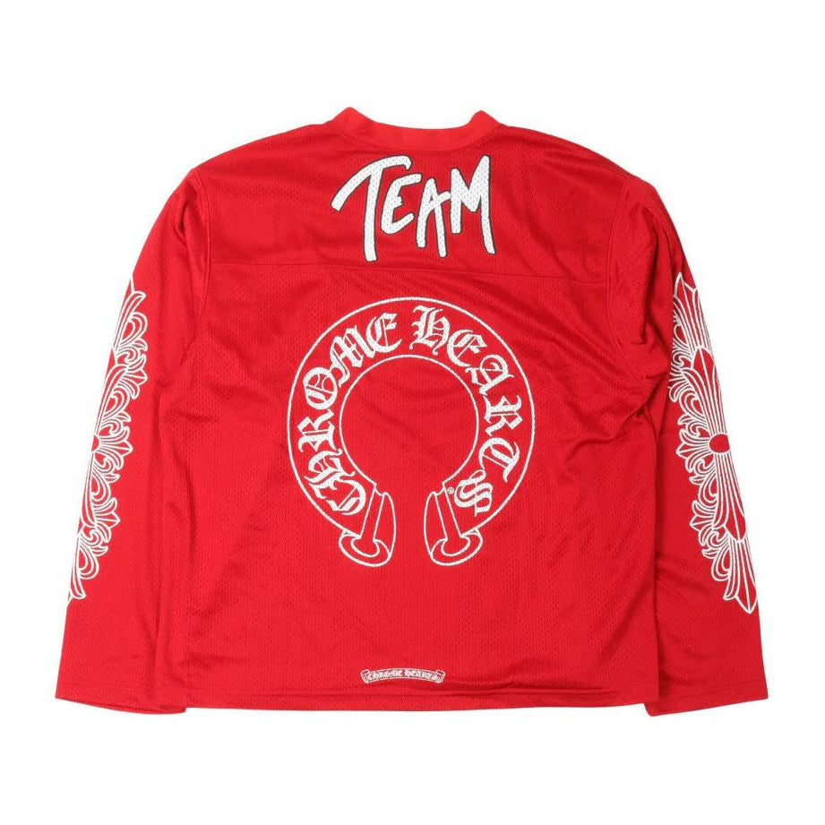 Chrome Hearts Matty Boy FORM Team Mesh Stadium L/S Jersey Red