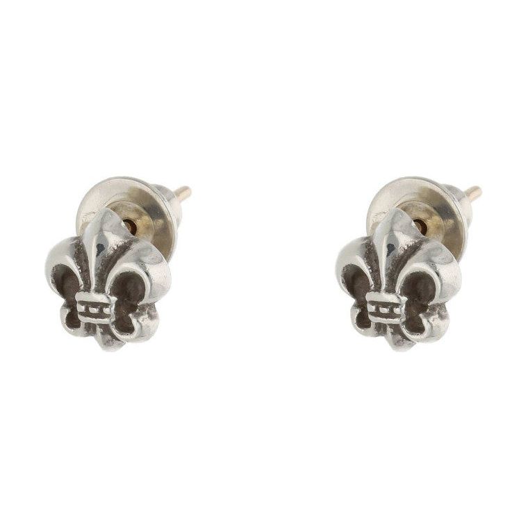 Chrome Hearts Silver Flare Stud Earring Set
