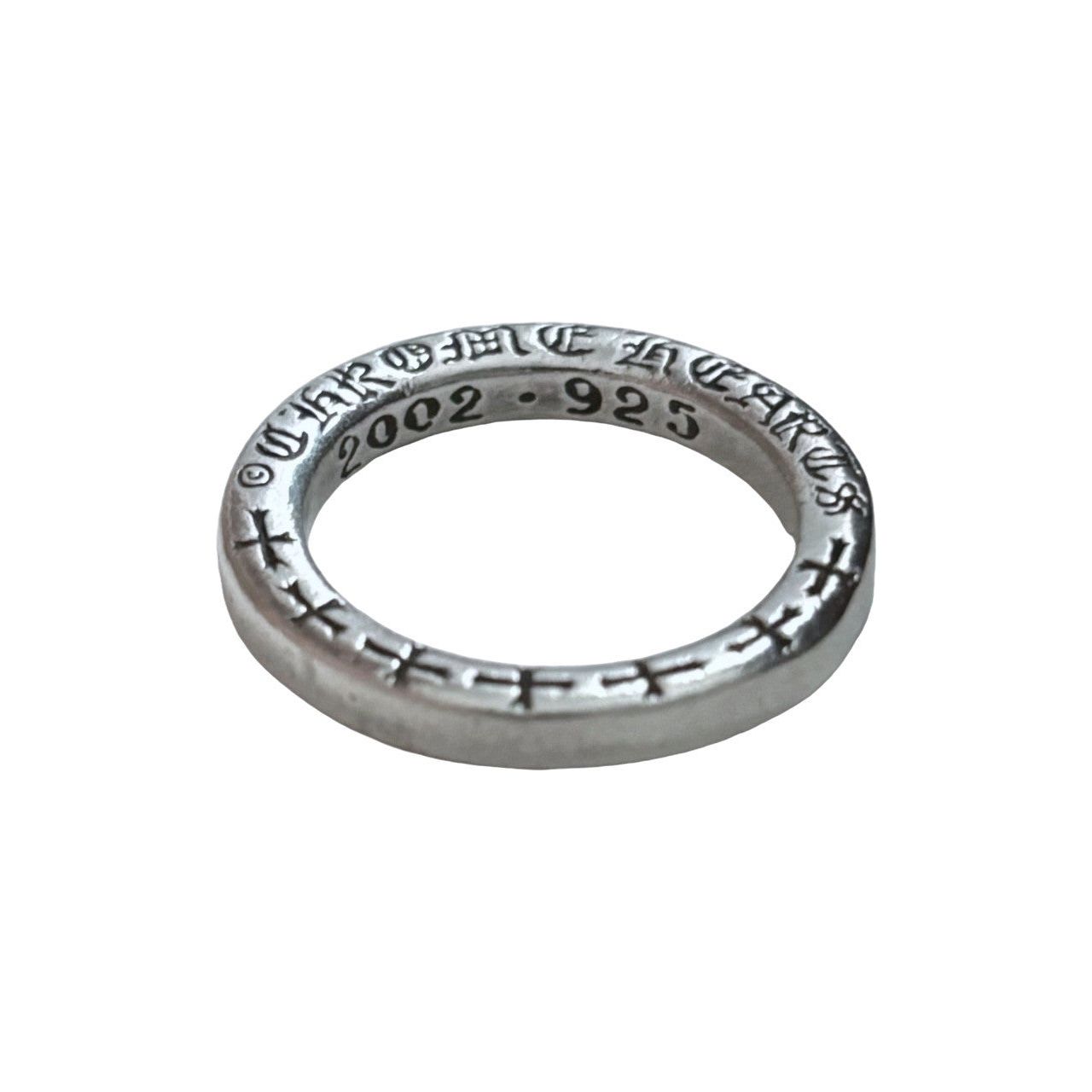 Chrome Hearts Silver NTFL Cross Ring