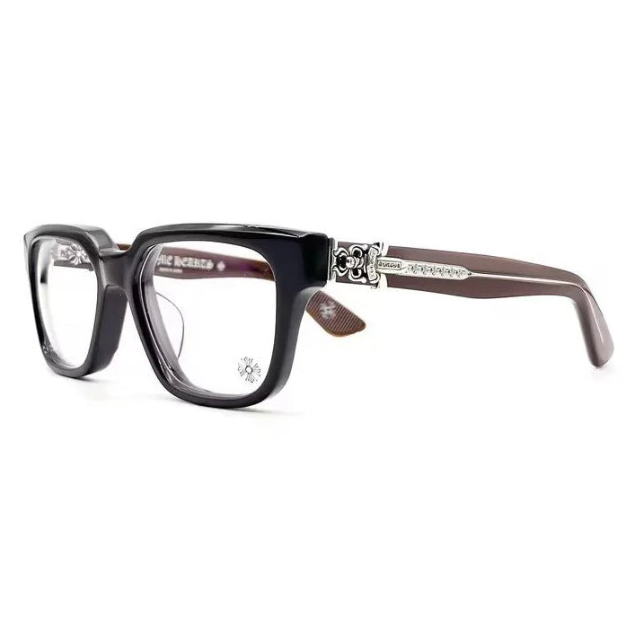 Chrome Hearts Vagillionaire II Glasses Brown/Silver