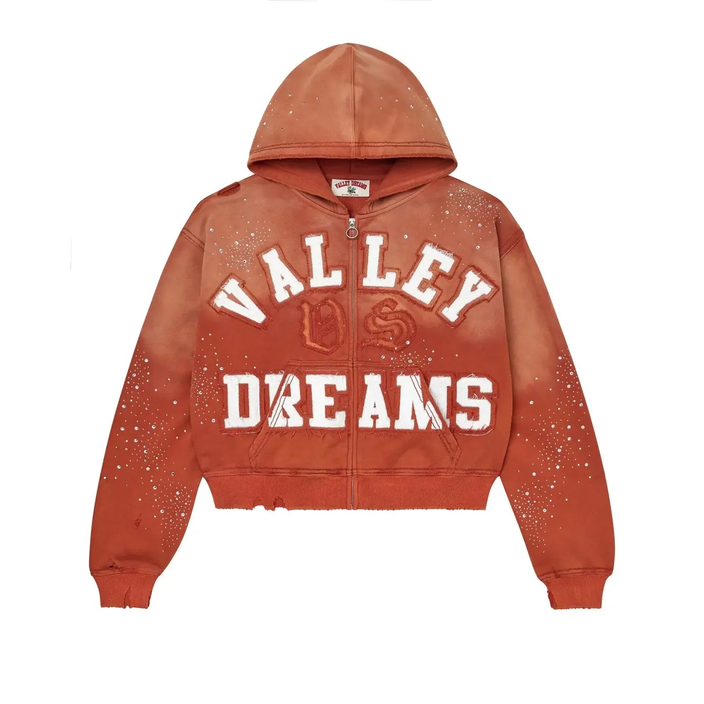 Vale Forever Classico Zip-Up Hoodie Burnt Orange