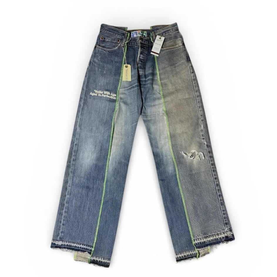 *Better With Age Altar Reconstructed Denim Multi Indigo