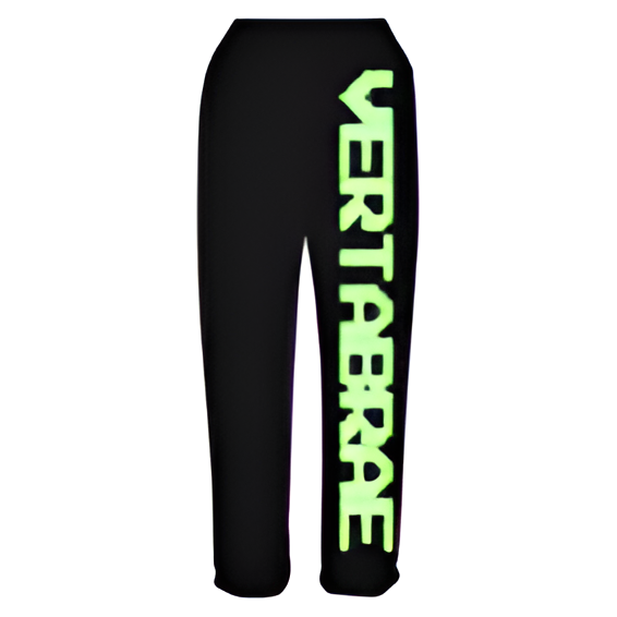 Vertabrae C-2 Sweatpants Black/Glow Green
