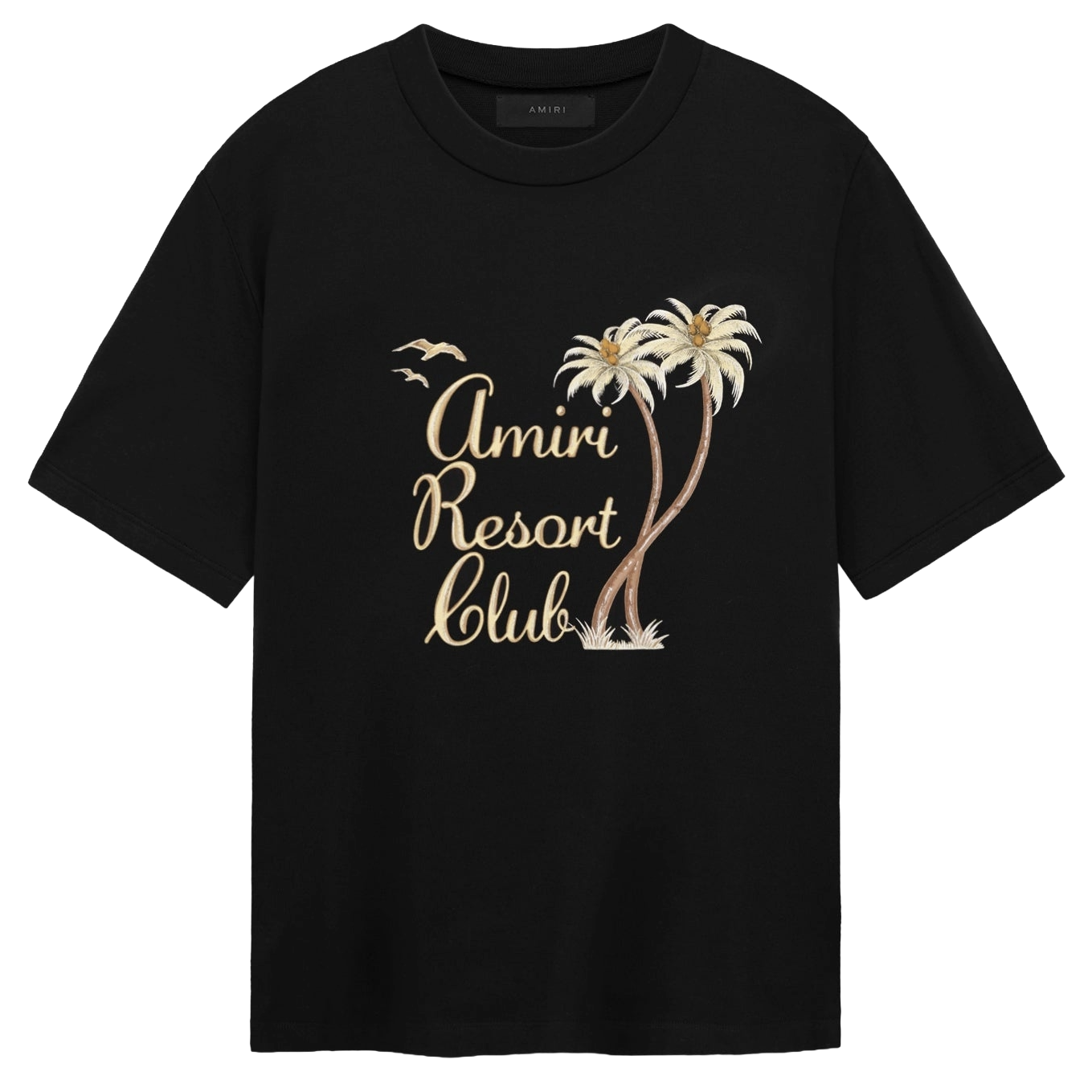 Amiri Twisted Palms Tee Black