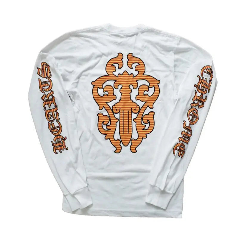 Chrome Hearts Hairy Dagger L/S T-Shirt White