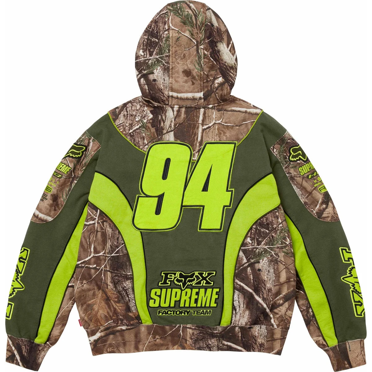 Supreme®/Fox Racing® Zip-Up Hooded Sweatshirt Realtree® AP Camo