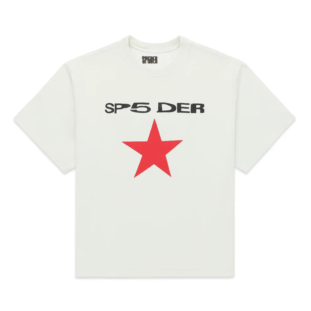 Sp5der Five Point Tee White