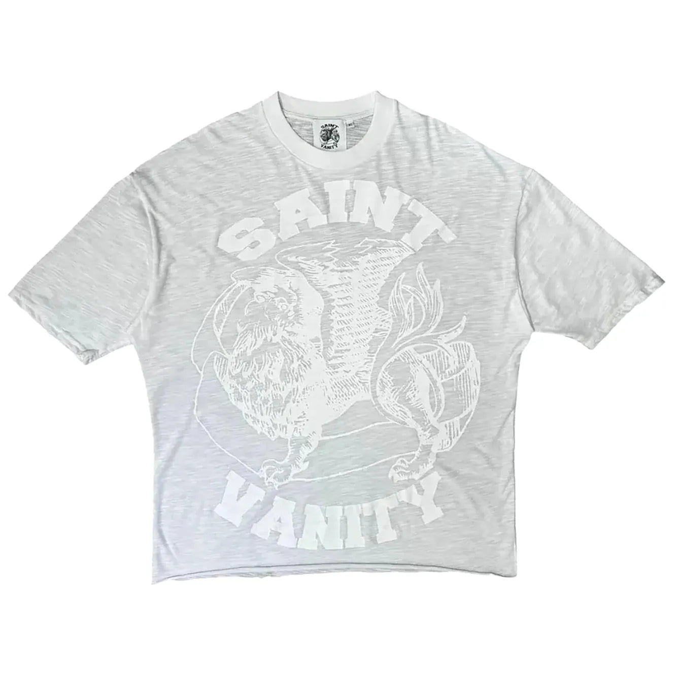 Saint Vanity Monochromatic Griffin Tee White