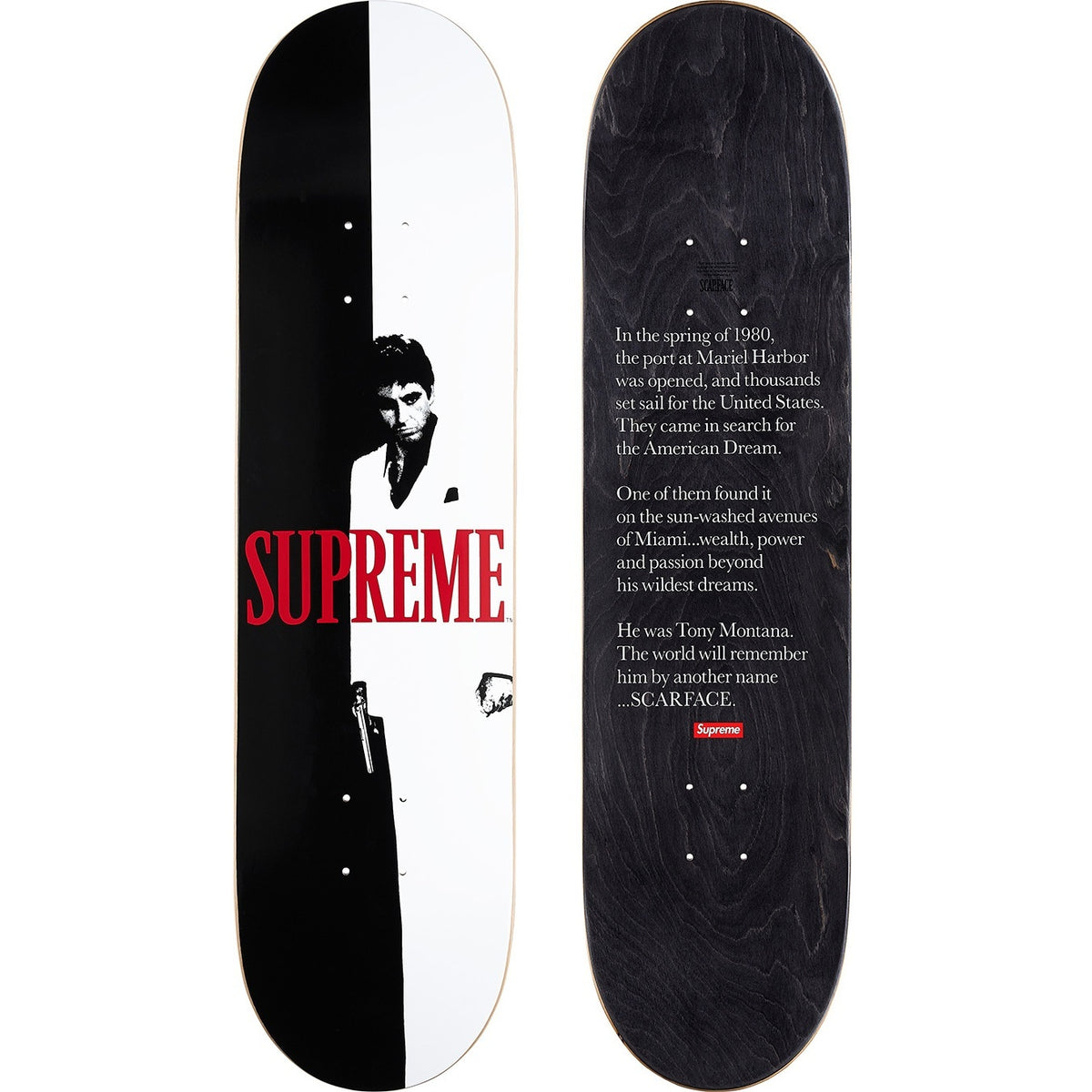 Supreme Scarface™ Split Skateboard Deck