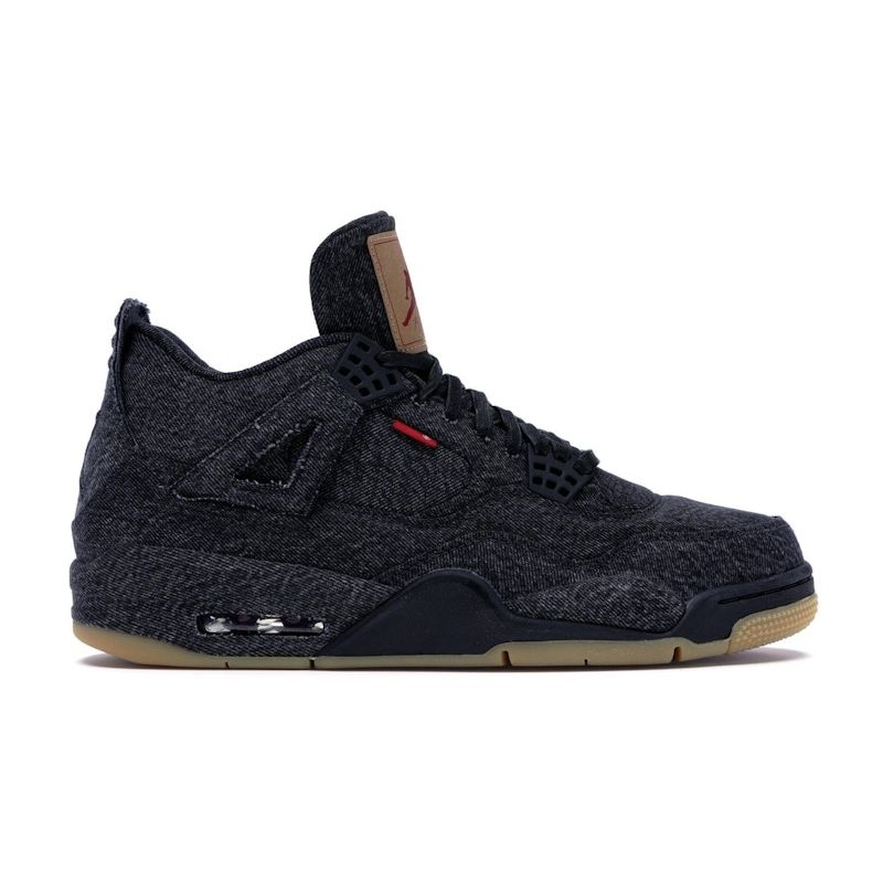 Jordan 4 Retro Levi's Black (Blank Tag)