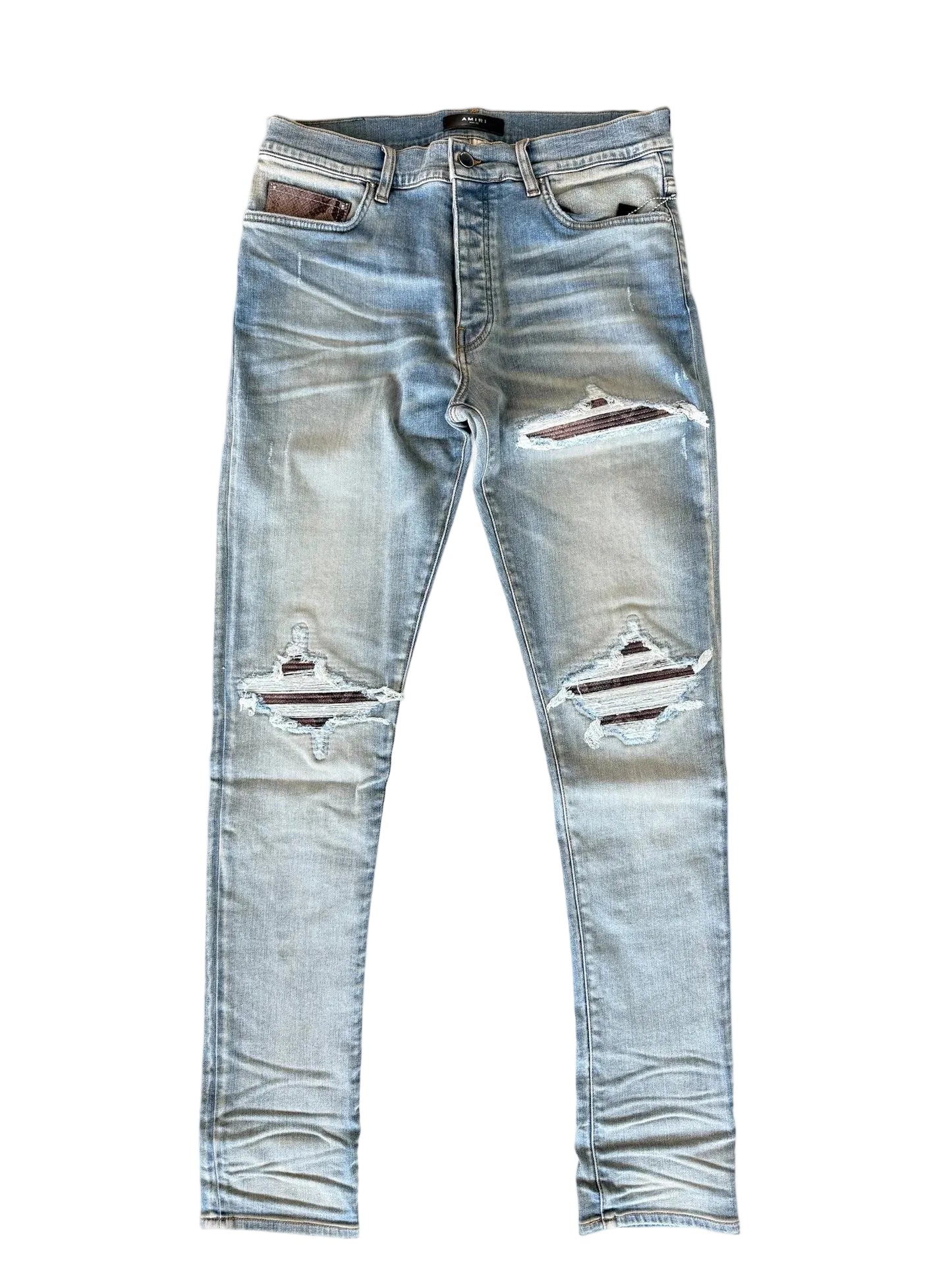 AMIRI Snake MX1 Jean Antique Indigo