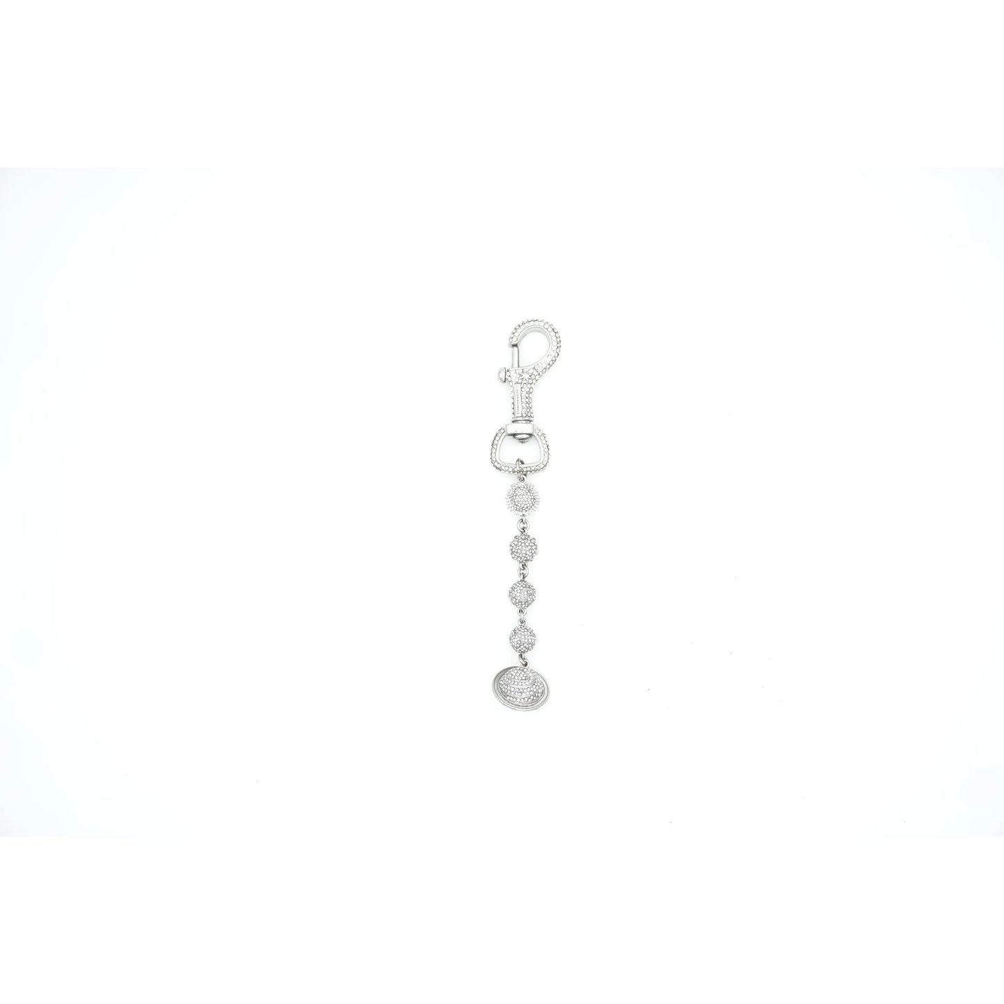 Starchain Silver Planet KeyChain White