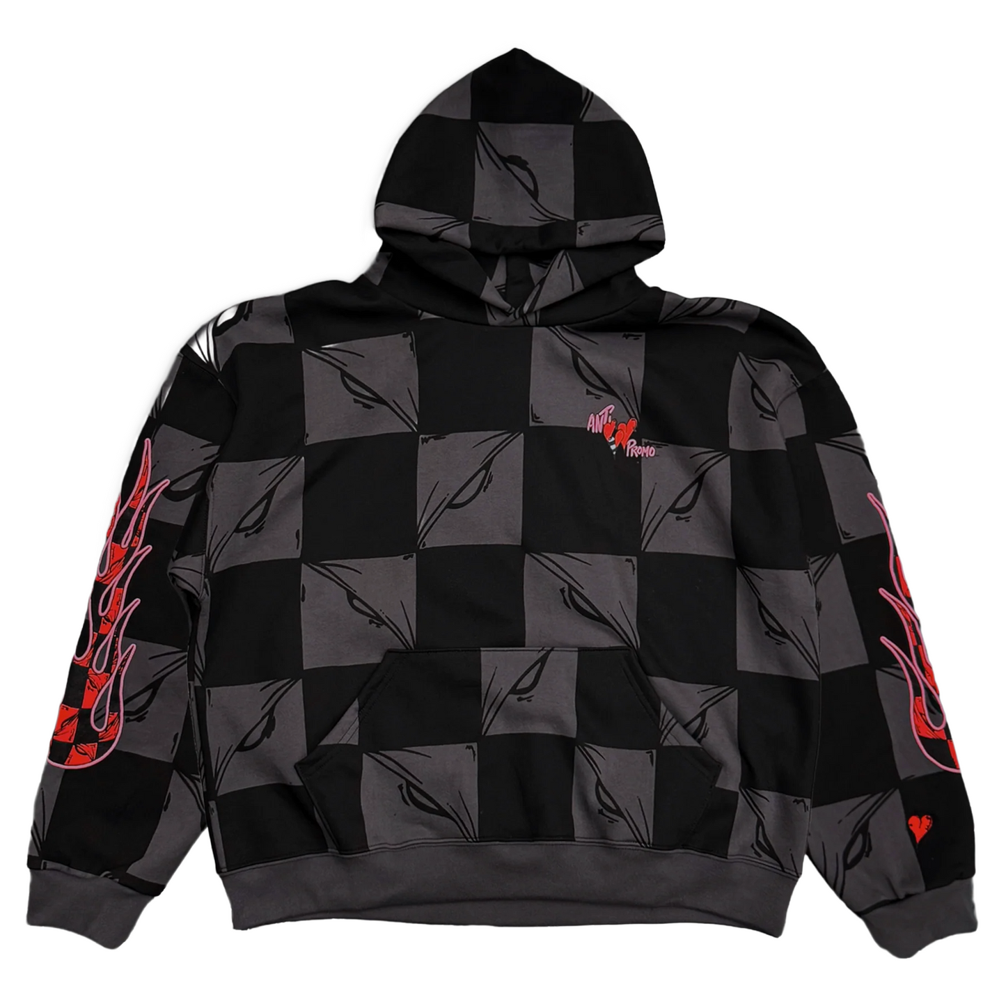 Matty Boy Anti Promo 99 Eyes Flamher Hoodie Black