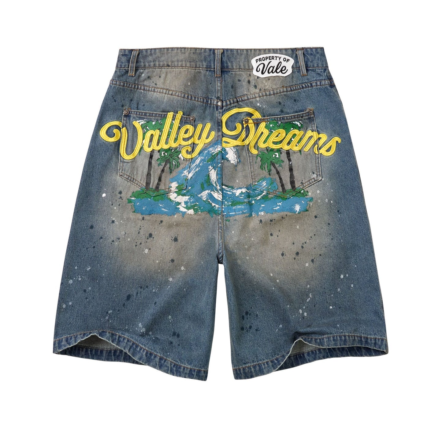 Vale Forever Paradise Jorts Mid Wash