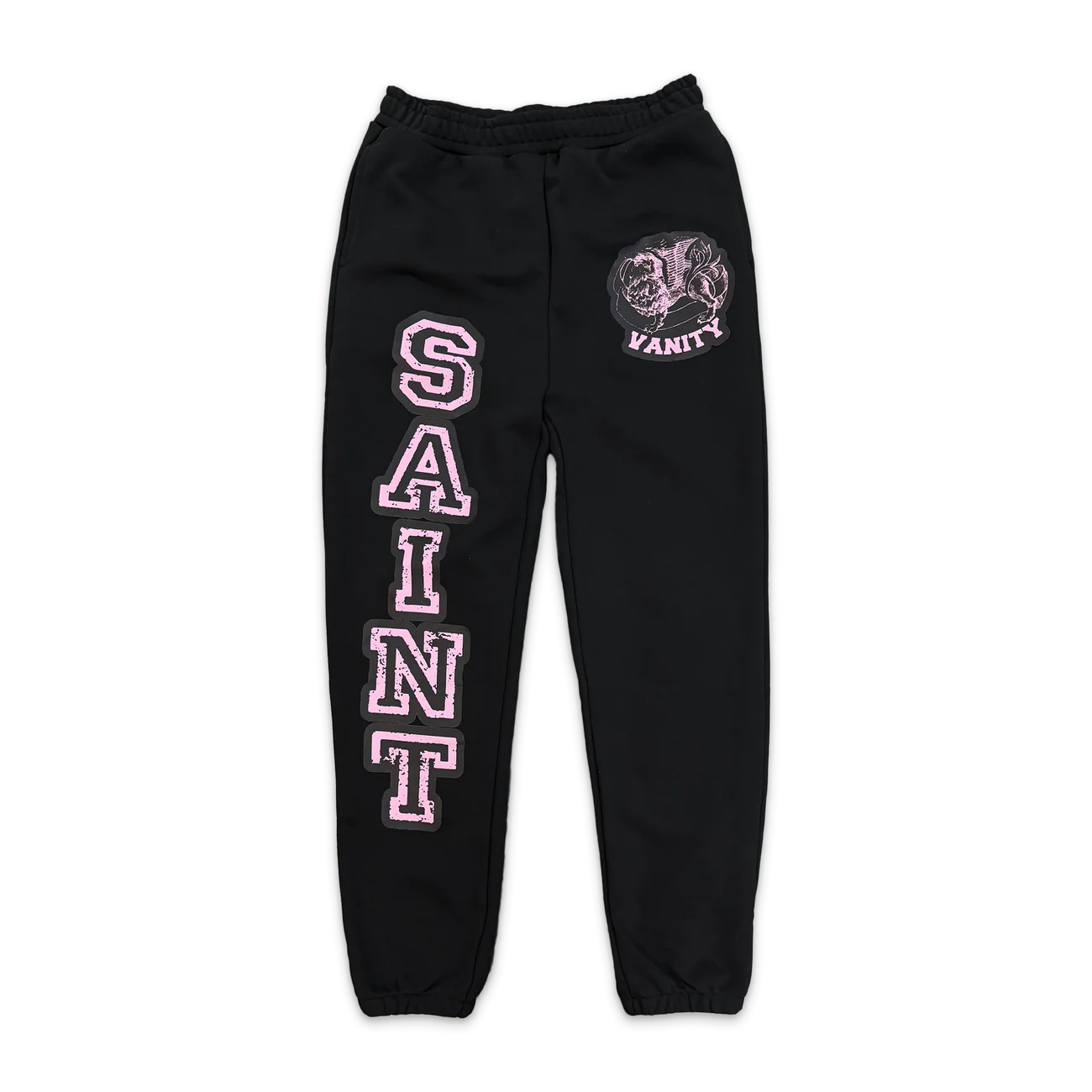 Saint Vanity Griffin Sweatpants Black/Pink