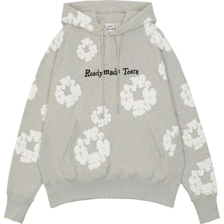 READYMADE x Denim Tears Cotton Wreath Hoodie Grey/White READYMADE x Denim Tears Cotton Wreath Hoodie Grey/White
