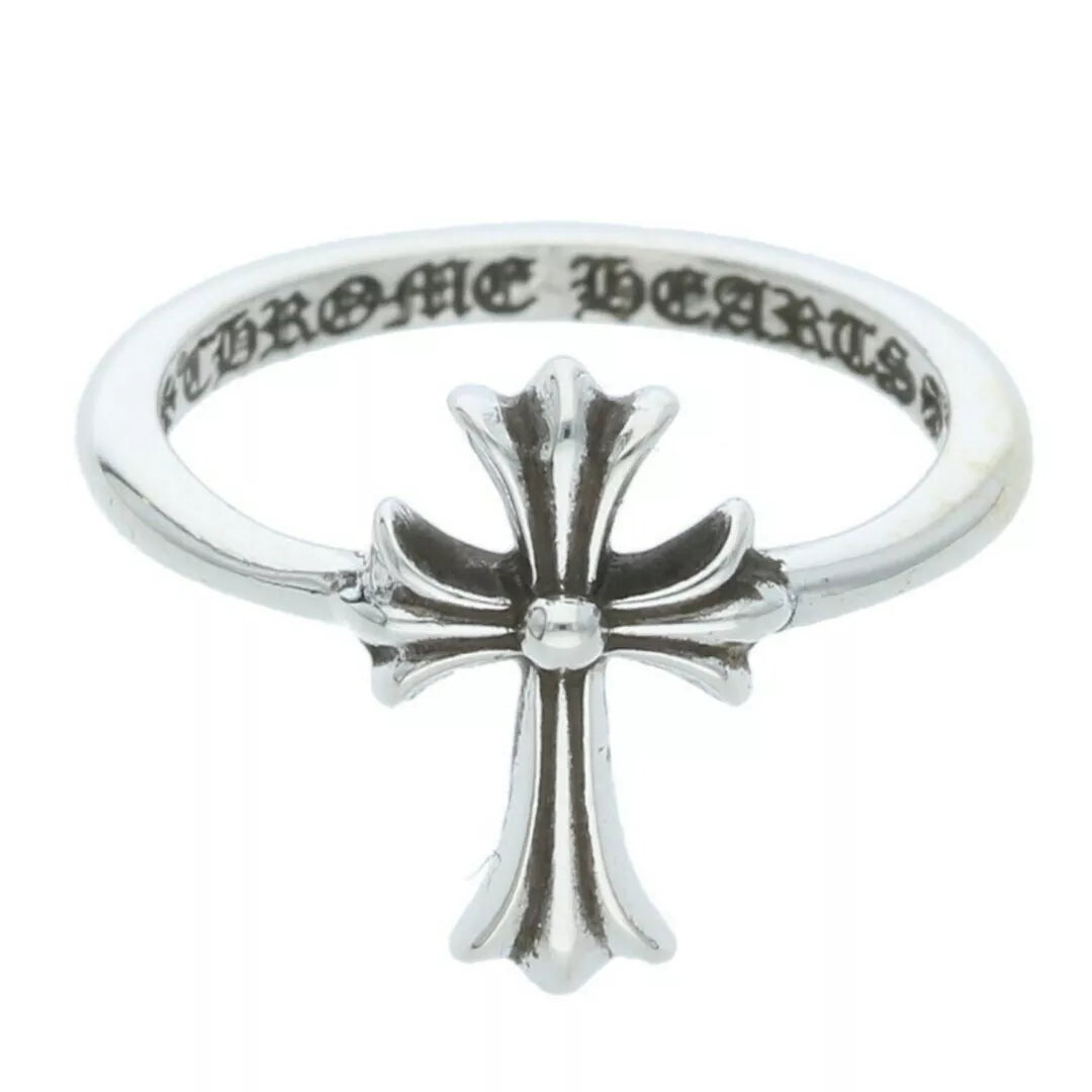 Chrome Hearts Silver Bubblegum Cross Ring – Endless Supply Chrome Hearts Silver Bubblegum Cross Ring – Endless Supply