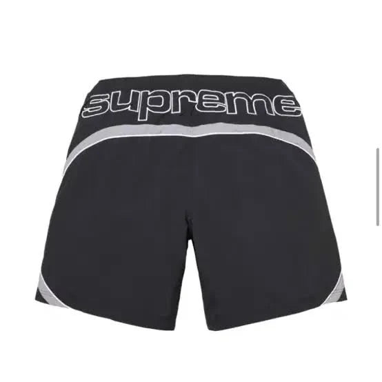 Supreme Paneled Water Short Black