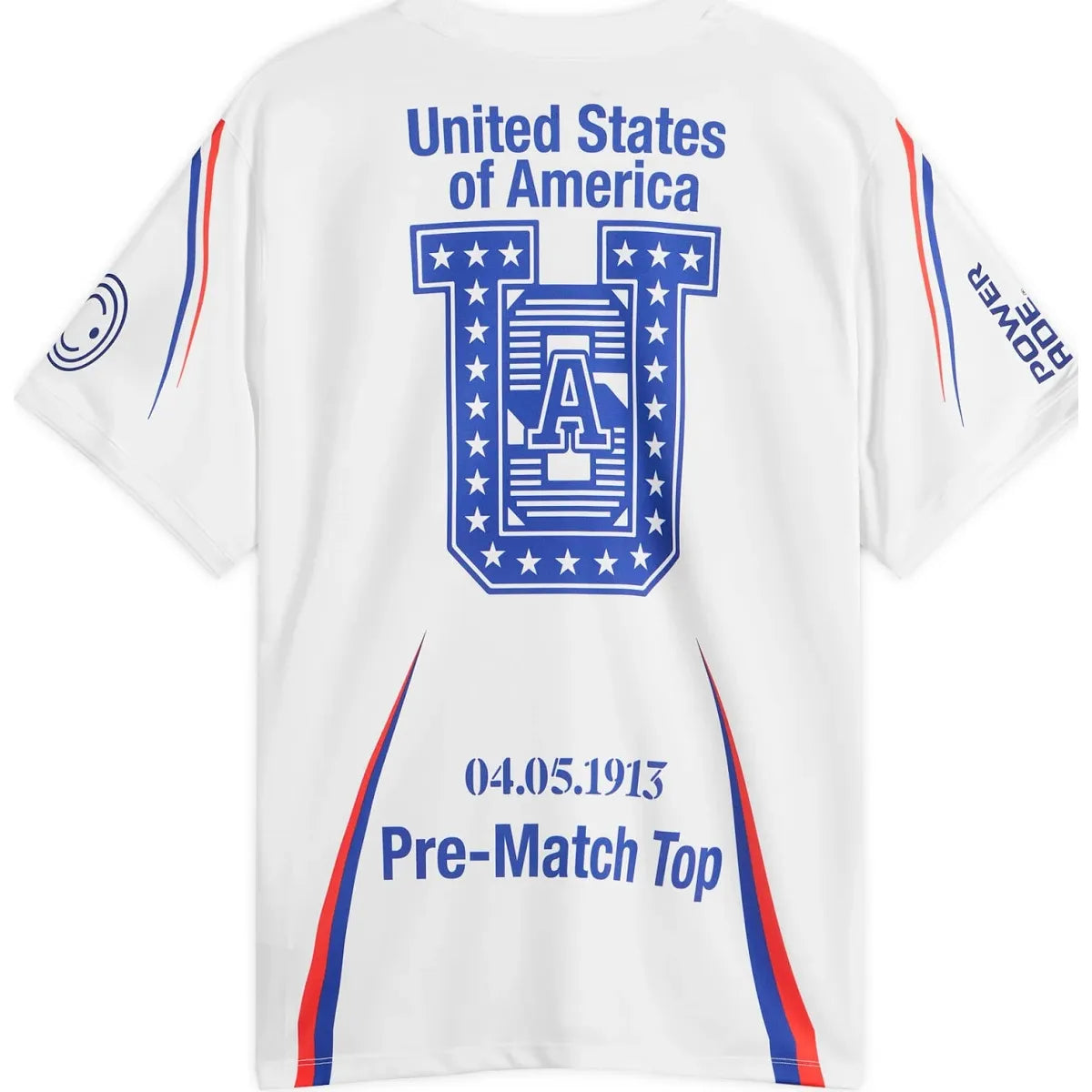 Nike Arch USA Pre Match Football Jersey White & Blue