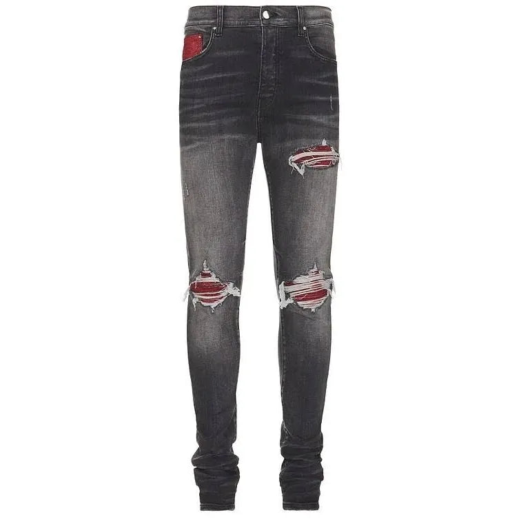 Amiri Lurex MX1 Jeans Rain Grey