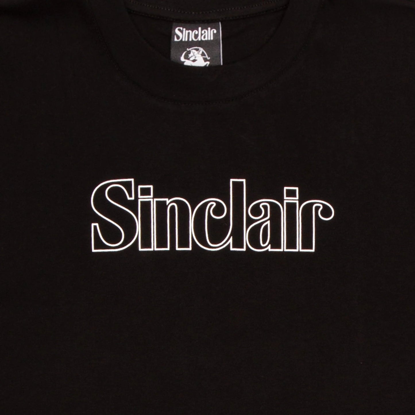 Sinclair Outline Tee Black
